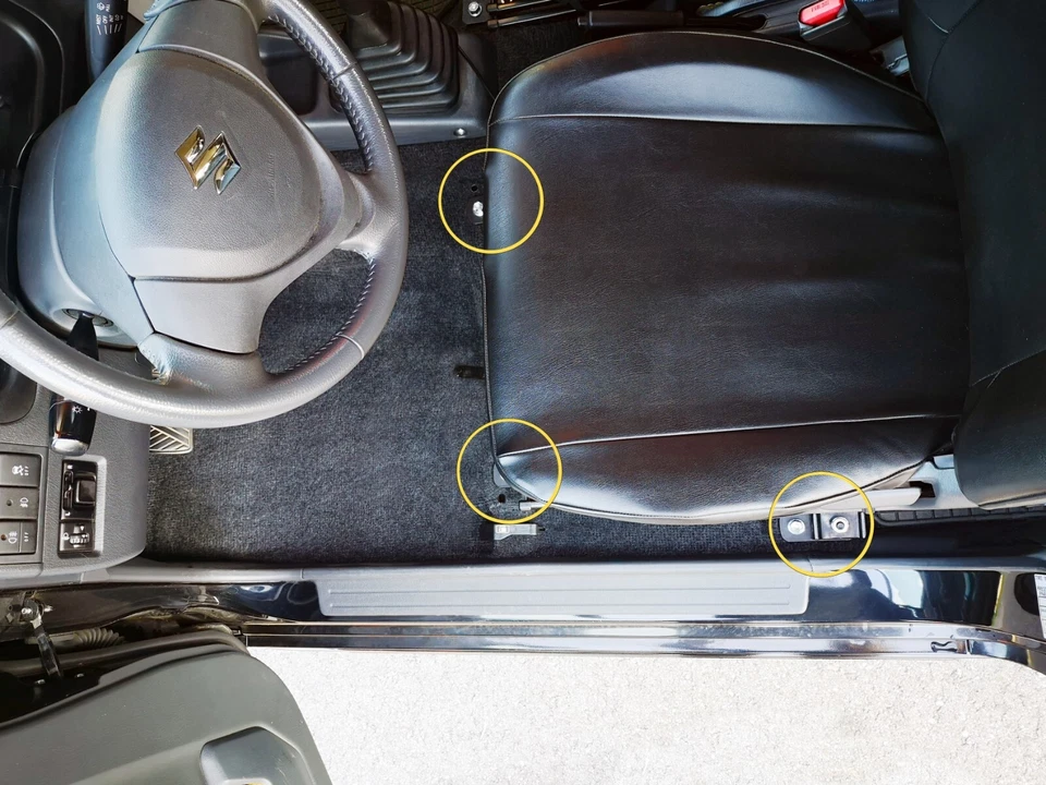 2 sets seat rail extension seat extension Suzuki Jimny FJ | hunting - Image 3 of 4