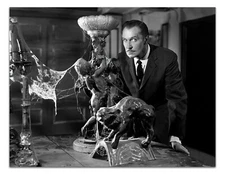 Vincent Price HOUSE ON HAUNTED HILL 17x22" Poster, Horror Movie, Premium Print