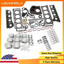 Engine Pistons Gaskets Overhaul Kit For M278 Mercedes-Benz S500 W221 4.6 4.7 V8