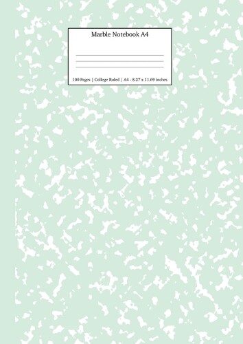 Thumbnail - Young Dreamers Press Marble Notebook A4 (taschenbuch) (us Import)
