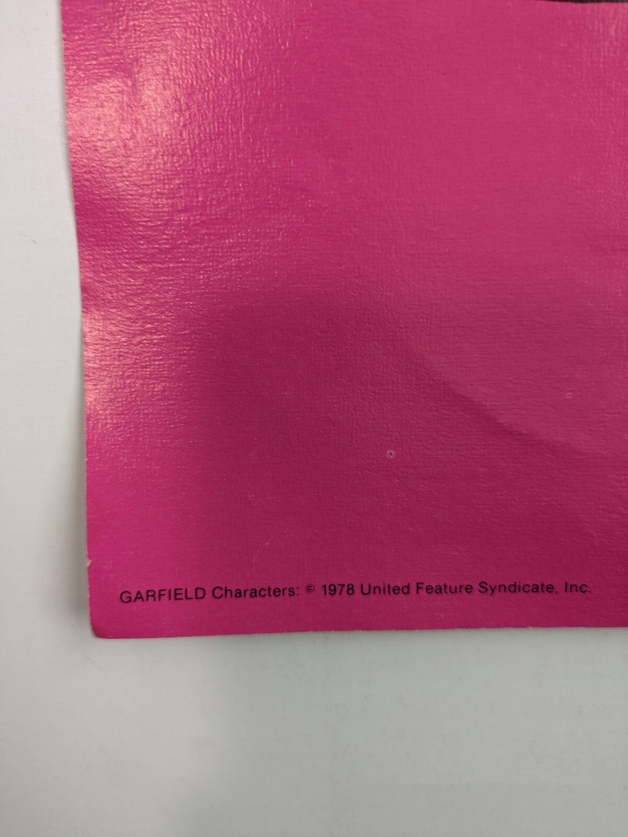 VTG Argus 1978 Garfield Poster #43416 Pink Jim Davis 14