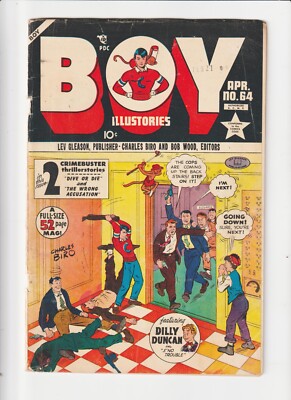 BOY COMICS #64 CRIMEBUSTER GOLDEN AGE LEV GLEASON/ CHARLES BIRO 1951
