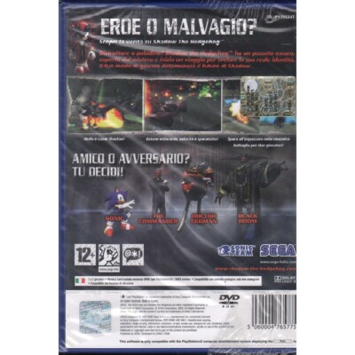 Playstation Games PS2 PlayStation Shadow The Hedgehog Japan