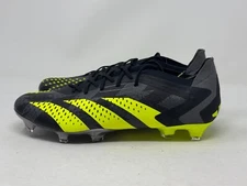 Adidas Predator Accuracy.1 Low FG Black Green Soccer Cleats IG0782 Men’s Sizes