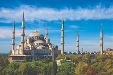 BLUE MOSQUE ISTANBUL TURKEY PRINT/POSTER SATIN PHOTO PAPER OR  CANVAS T532