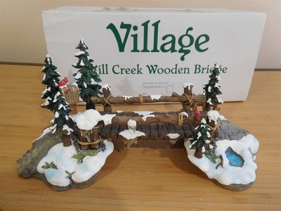 Dept 56 Village Accessory - Mill Creek Wooden Bridge - #56.52653
