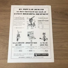 GUNS05 MAGAZINE ADVERT 12X9 VANDALA SHOTSHELL RELOADING PRESS