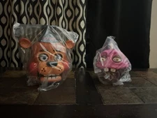 FNAF 2 Freddy Head + Mr. Cupcake Bottle Cup Popcorn Bucket AMC Theaters  