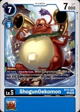 ShogunGekomon BT14-028 U Uncommon Blast Ace Digimon Near Mint