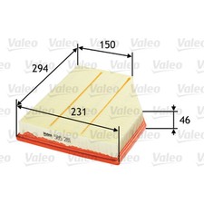 Luftfilter VALEO 585281 f�r BMW 5er Z4 Roadster