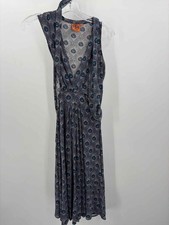 Pre-Owned Tory Burch Navy Size XS Midi Sleeveless Dress