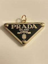 Prada Triangle Tag Zipper Pull