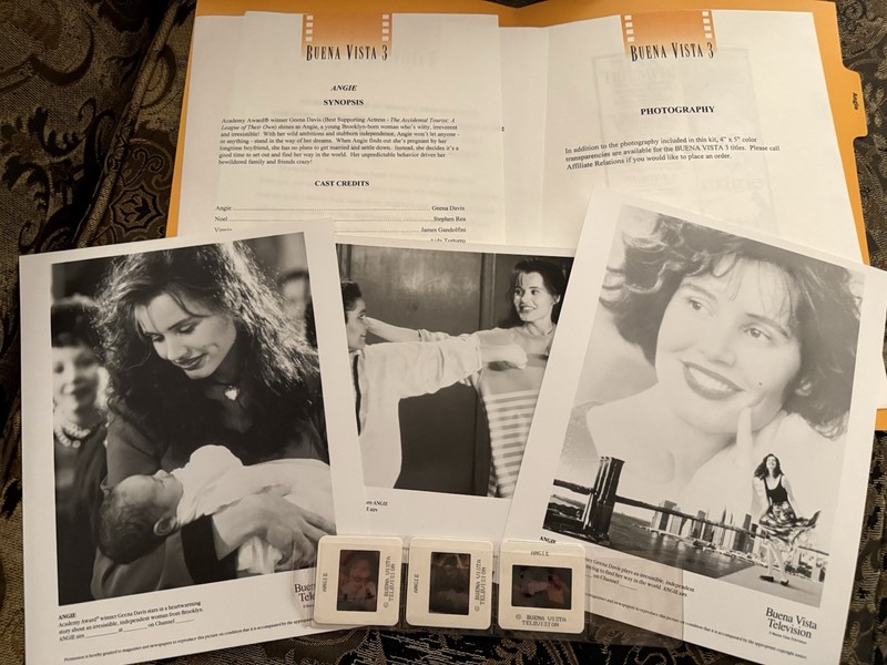 Angie press kit Geena Davis James Gandolfini Film Slides And Stills Stephen Rea