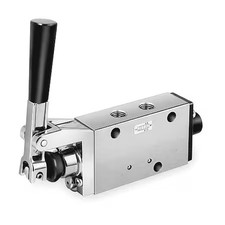 Parker 422Cs023w Manual Air Control Valve, 4-Way, 3/8In Npt