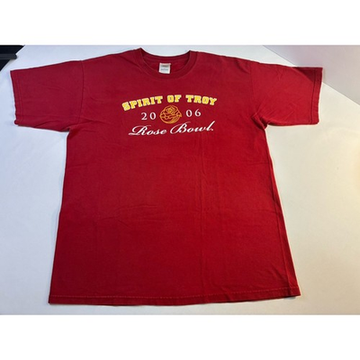 #ad #ad Vintage USC Trojans Rose Bowl 2006 Spirit of Troy T Shirt Red Men’s Large $24.99