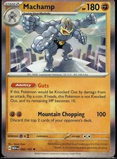 Machamp 068/165 Rare 151 Pokemon Holo Lightly Played
