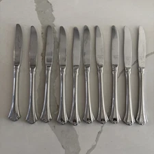 10 Reed and Barton COUNTRY FRENCH Dinner Knifes Stainless Steel Flatware 18/8