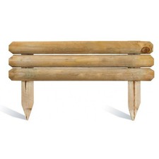 STACCIONATA STECCATO RECINTO BORDURA LASA IN PINO IMPREGNATO CM 55X H 30 37699