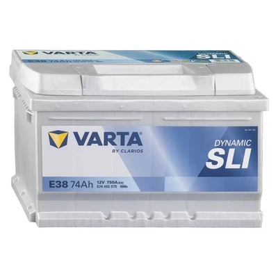 BATTERIE DE VOITURE VARTA SILVER 74Ah 750A 12v +DX = FIAMM 7905154 74 AH - Photo 1/4