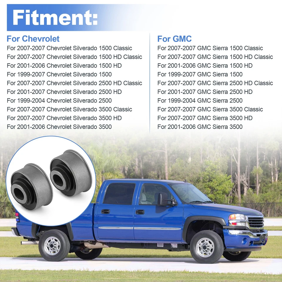 2X Torsion Bar Support Insulator For Chevrolet Silverado GMC Sierra 20829013 - Image 3 of 4