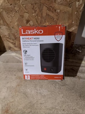 Lasko - 200 - MyHeat Mini Personal Ceramic Space Heater - Black