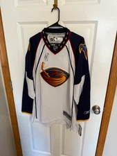Atlanta Thrashers mens white reebok jersey size large NWT KANE