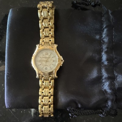 Christian Bernard Women's 18K Gold Plated Quartz Watch Sapphire