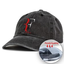 Cappello da baseball Roger Federer vintage lavato unisex papà regolabile