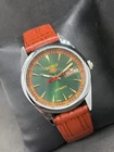 vintage Seiko 5 Refurbished Day/Date Men's Japan Made Wrist Watch