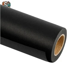 Durable 18" x 100' Black Kraft Paper Roll – Eco-Friendly Crafting & Wrapping