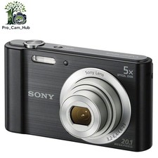 Sony Cyber-shot DSC-W800 20.1 MP 5x Optical Zoom Digital Camera - Black English