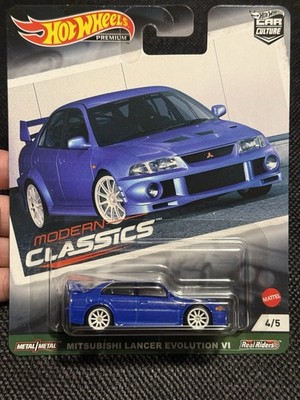Hot Wheels Premium Modern Classics Series Blue Mitsubishi Lancer