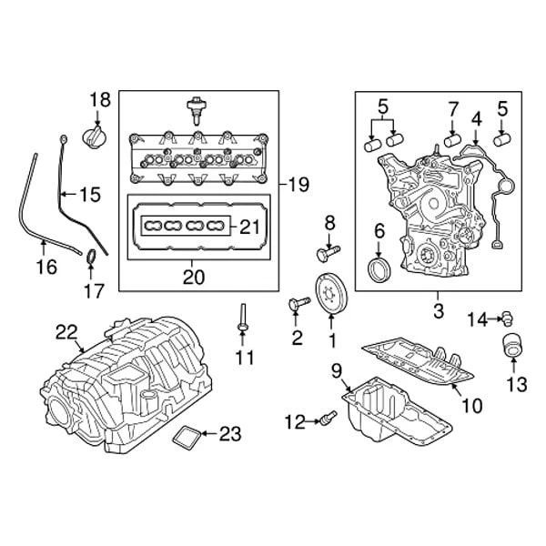 For Jeep Grand Cherokee 2011-2015 Mopar 53022343AL Engine Oil Pan Foto 2 de 2