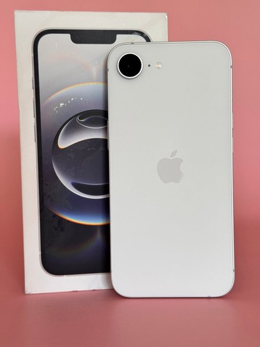 iPhone 16e entsperrt 128GB, weiß, 100% Akku, 75 Zyklen, Jan 2027 Garantie