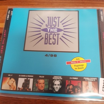 VARIOUS just the best 4/98 VG+/EX (2CD, Pop, Sony Music Media, 1998)