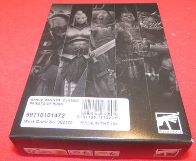 Space Wolves Classic Priests of Russ 3 Metallfiguren Neu in OVP Metall Warhammer 40k OOP