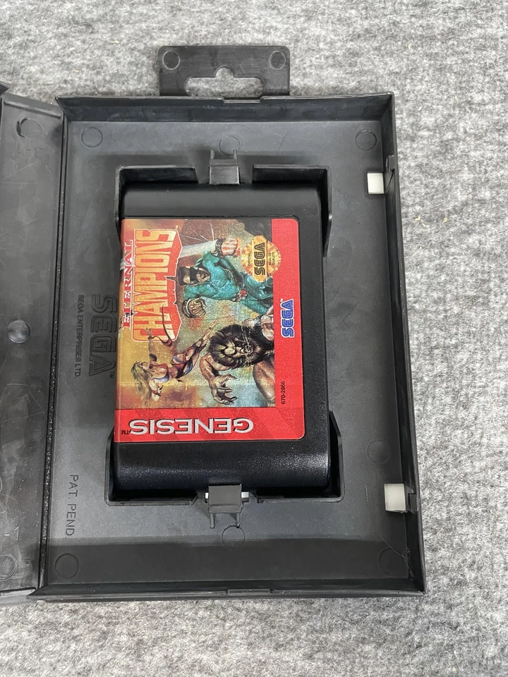 Eternal Champions Sega Genesis Video Game Complete Case Cartridge Tested - Image 3 of 4