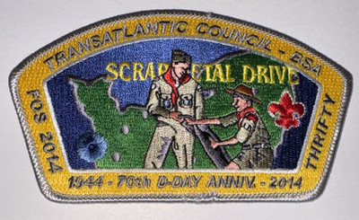 Boy Scout Transatlantic Council 2011 70th Anniversary D- Day FOS Thrifty CSP