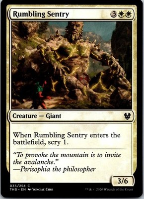 Rumbling Sentry Theros Beyond Death Regular