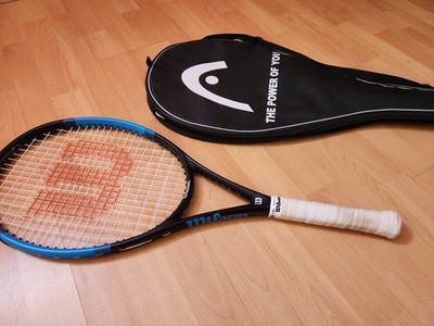 Wilson Tennisschläger Ultra Power 103in/275g/Allround 2024/2025 blau - besaitet