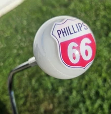 Custom Phillips 66 Shift Knob Fits Any Threads. Vintage Rat Rod Trucker Muscle