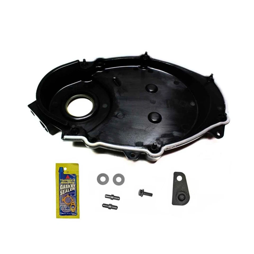 For GMC Sonoma 1995-2004 Timing Cover | Plastic Material | Black | For 10077964 - Image 2 of 4