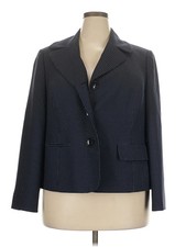 Le Suit Women Blue Blazer 18 Plus
