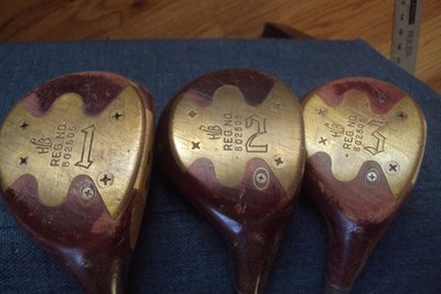 Powerbilt HB Reg No 802505 Driver 2/3 woods regular steel w/headcovers