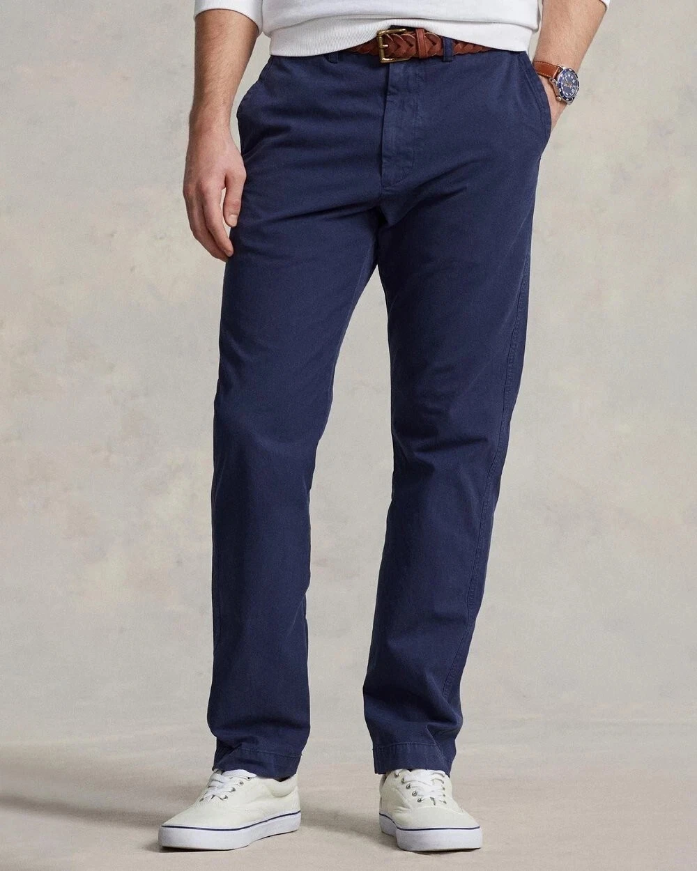Size 36 x 29 $148 Polo Ralph Lauren Straight Fit Chino Pants Navy