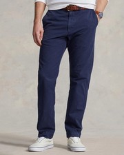 Size 38 x 34 148 Polo Ralph Lauren Straight Fit Chino Pants Navy