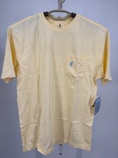 Johnnie-O Dale T-Shirt Mens Banana Yellow Combed Cotton Jersey JMST2190 NWT