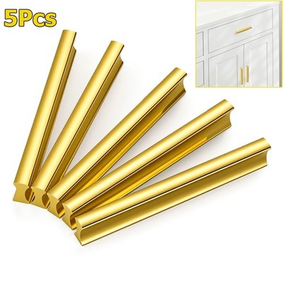 Solid Brushed Nickel Drawer Cabinet Handles Pulls Bedroom Bar Kitchen 3''-3/4''