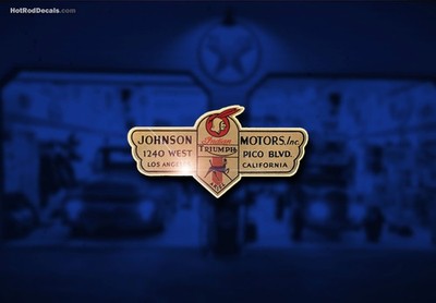 1940s Style Cycle Event Sticker Decal BSA Harley Triumph Motorcycle Bike Indian