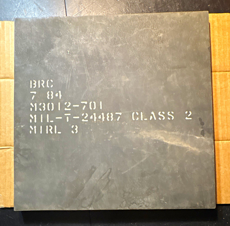 Military Grade Rubber Vibration Damping Tile used on US Navy Ships/submarines